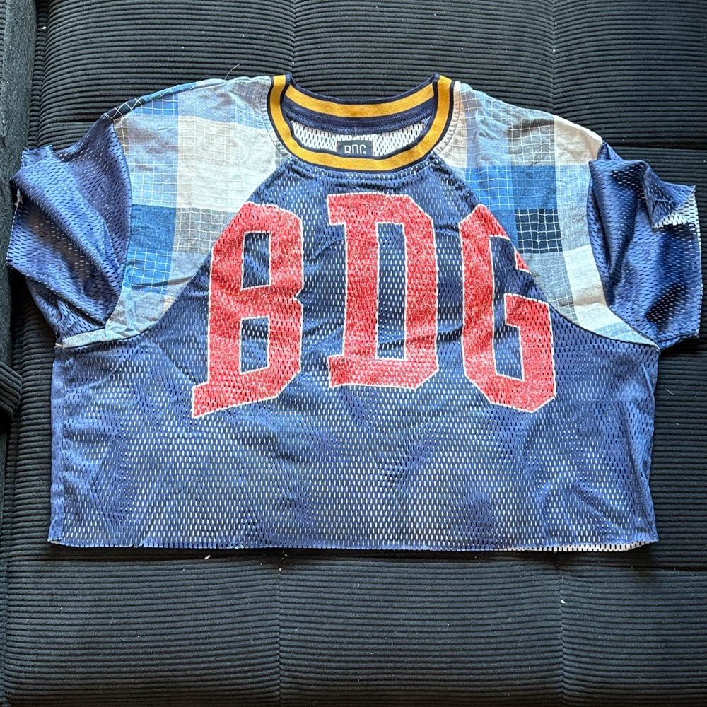 BDG Multicolor Plaid Crop Top